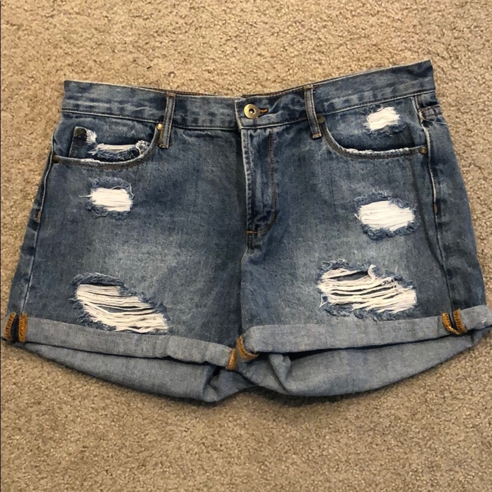 Articles of Society High Waited Jean Short